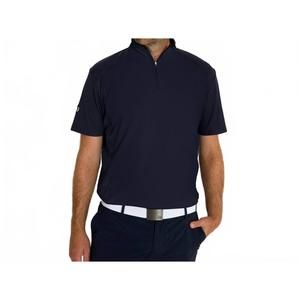 NEW ABACUS ROW turnberry short sleeve polo in white/navy